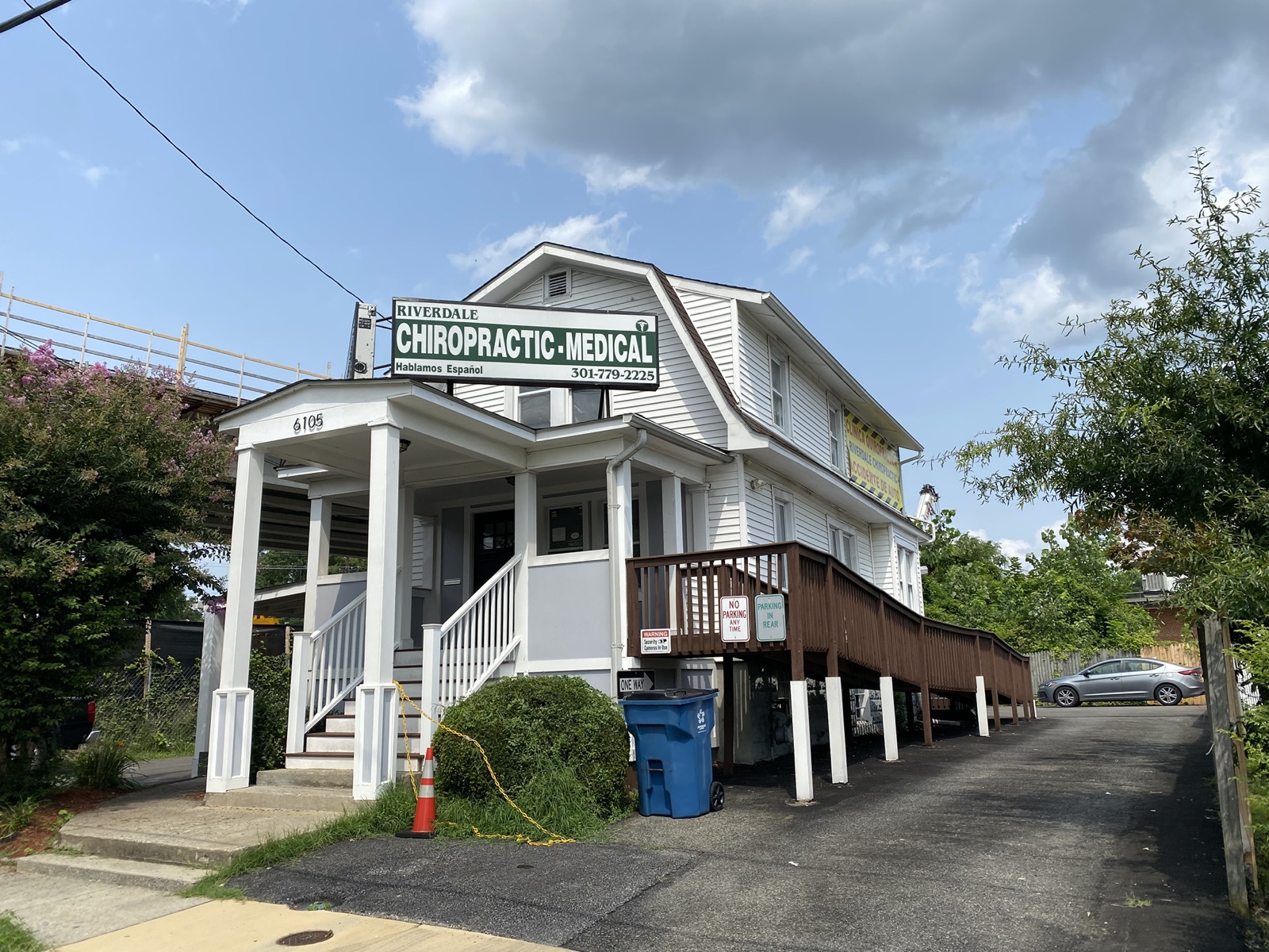 Riverdale chiropractic office exterior